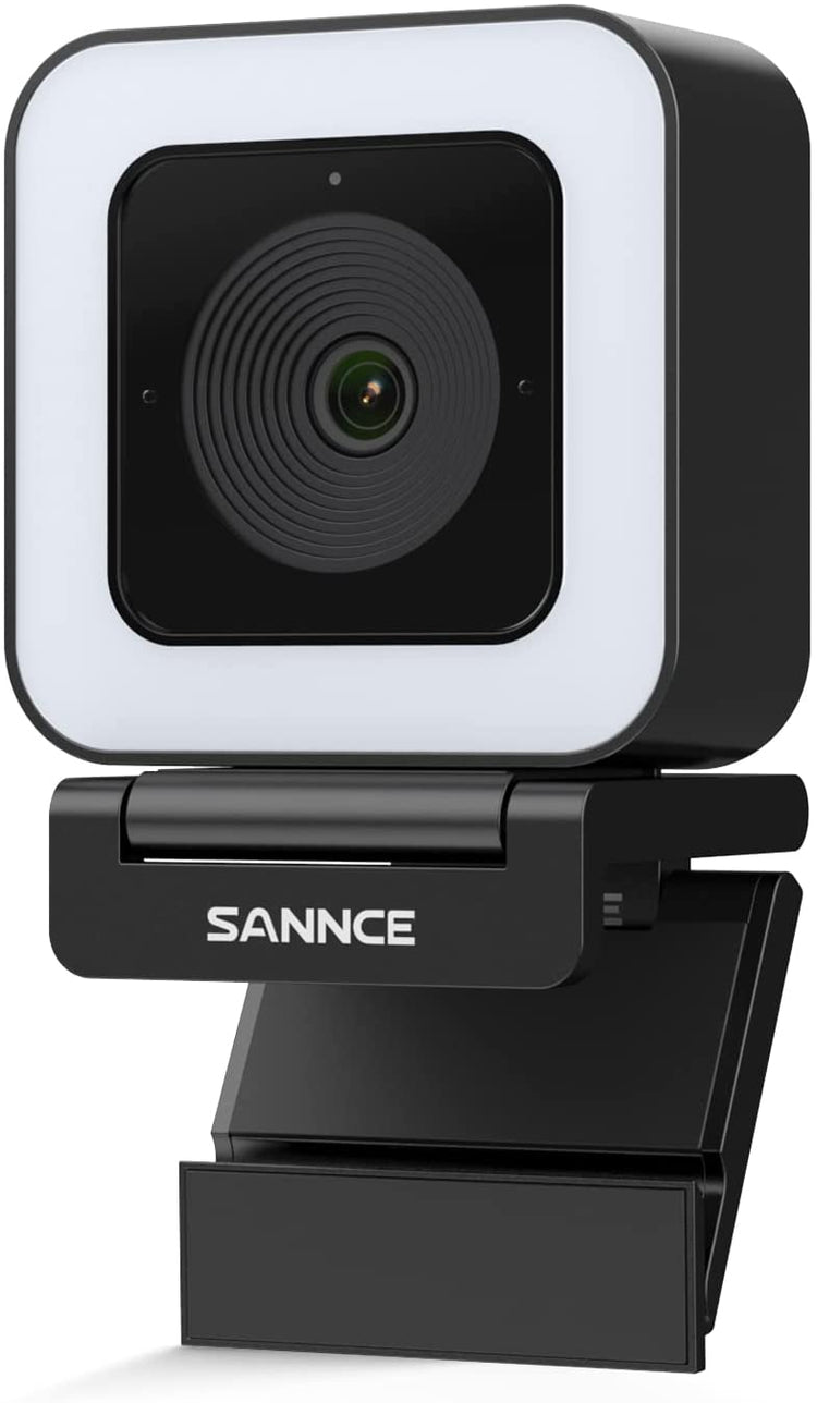 Webcam USB 2K 4MP Super HD pour Ordinateur Portable Obturateur de Confidentialité 2 Micros