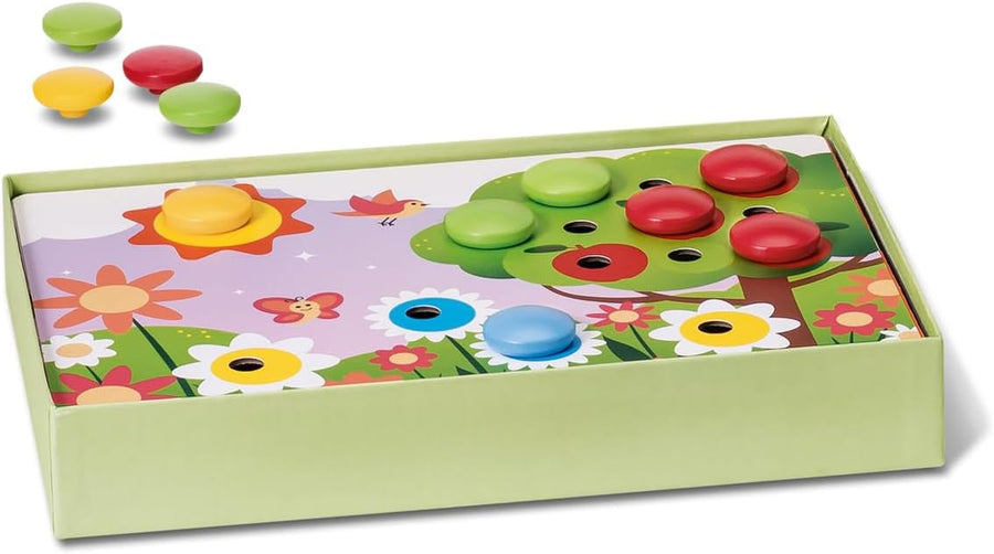 Ravensburger - Colorino - Jeu Éducatif en Bois dès 2 Ans - Apprendre Les Couleurs - Développement de la Motricité et de la Créativité - 24704 - Version Française