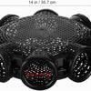 Piège à Poisson Cage Anguille Pêche en Plastique Nasse Panier Respirant à 8 Trous pour Écrevisses, Crabes et Petits Poissons en Rivière, Appât Stable Facile à Transporter