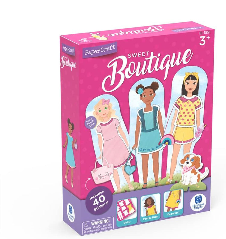 Loisirs Creatifs Enfant Mode Boutique Poupee En Papier Creation Tenue Jeux Fille