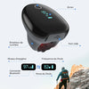 Oxymètre de pouls rechargeable O2 Ring, moniteur Bluetooth HealthTree pour suivi continu du SpO₂ et du rythme cardiaque