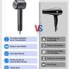Seche Cheveux 500 Millions Sèche Cheveux Ionique Voyage 1600W 160 000 tr/min 12 Mode 4 Température Séchage Rapide Hair Dryer Professionnel Silencieux Léger 3 Vitesses