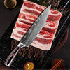 Ensemble Couteau de Cuisine Professionnel Japonais Damas Lame Acier Carbone Inoxydable