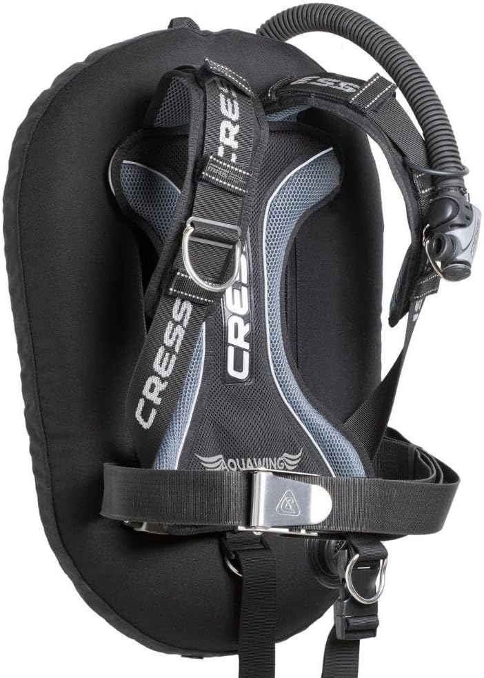 Cressi Aquawing BCD Gilet Stabilisateur pour Plongée Unisex-Adult Taille Unique de XS/XL NOIR