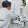 Trotteur en Bois Pour Bébé, Centre d'Activités Multiples Montessori Pour Garçons Et Filles de 12+ Mois, Jouet Éducatif à Pousser Et à Tirer