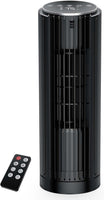 Ventilateur de table 7m/s avec Télécommande Oscillante à 70° 4 vitesses, 4 modes, minuterie de 12 heures