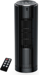 Ventilateur de table 7m/s avec Télécommande Oscillante à 70° 4 vitesses, 4 modes, minuterie de 12 heures