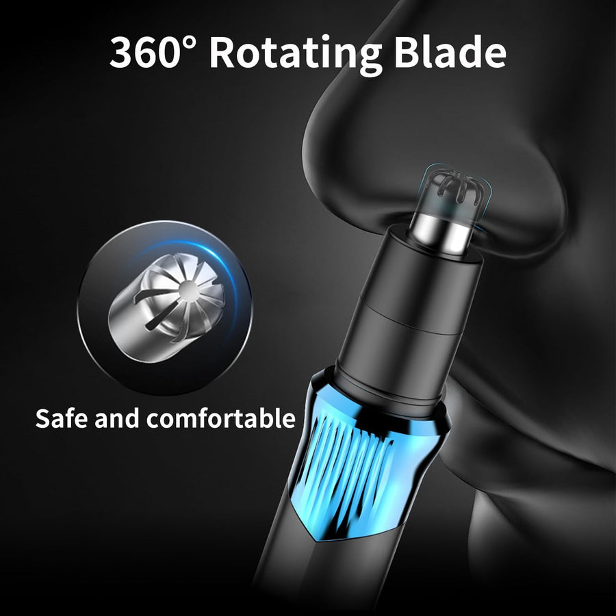 Ensemble de tondeuses à cheveux professionnelles pour homme, rasoir en aluminium, barbe, nez, oreille, kit de toilettage sans fil, tondeuse à cheveux électrique