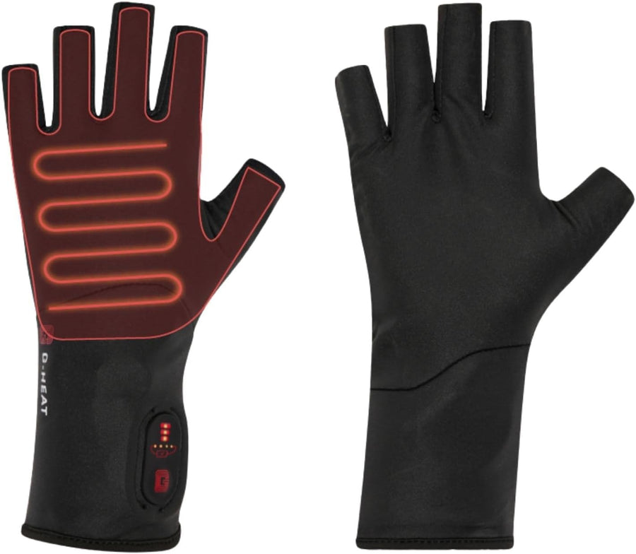 G-HEAT - sous-Gants Chauffants Mitten Mixte | Ultra-Fins Effet Seconde Peau | Doigts Libres | Jusqu’à 6h d’Autonomie | Idéal pour Maladie de Raynaud, Quotidien et Sports par Temps Froid