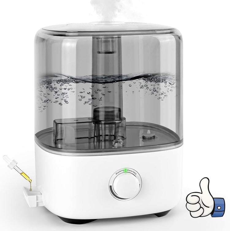 Humidificateur Air Grand Réservoir 5L 28dB Silencieux Arrêt Automatique sans BPA