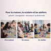 Jeux No Way, Bully! Jeu Contre Le harcèlement Scolaire et Le cyberharcèlement, Dès 10 Ans, 2 à 30 Joueurs, Livret Pratique 24 Pages co-conçu avec Emmanuelle Piquet