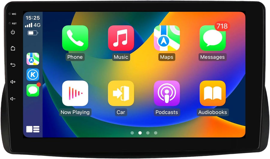 Autoradio Android 14 pouces pour Citroën C2 C3 2002 2003 2004 2005 2006, compatible avec Wireless Carplay/Android Car, commandes au volant, WiFi/4G, AM/FM 4 cœurs 2 Go et 64 Go