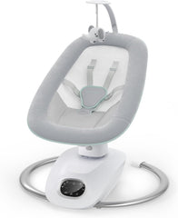 Momcozy CocoSway Balancelle Électrique Bébé et Tout-Petit 3D Mouvements 6 Modes 4 Vitesses Télécommande Intelligente 8 Berceuses Apaisantes Supporte Jusqu’à 9 kg