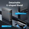 Station d'accueil 15-en-1 pour Configuration à Deux moniteurs,Triple Affichage,Portable Dock Type C Thunderbolt 4,Double 4K@60Hz HDMI,4K@60Hz DP,100W PD,USB 10Gbps,RJ45,Audio,SD/TF