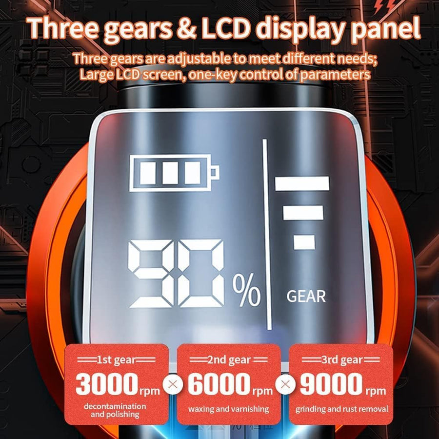 Polisseuse de voiture, machine de polissage portable pour voiture, polisseuse spéciale sans fil, brosse de nettoyage électrique, outils de cire