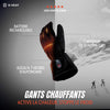 G-HEAT - sous-Gants Chauffants Mitten Mixte Ultra-Fins Effet Seconde Peau Doigts Libres Jusqu’à 6h d’Autonomie Idéal pour Maladie de Raynaud, Quotidien et Sports par Temps Froid