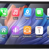 Autoradio 2 DIN (17.8x10cm), Android 15, Écran IPS 10 Pouces, 4Go+64Go Car Stereo avec Apple CarPlay & Android Auto sans Fil, 25 Thèmes UI, Bluetooth, Radio FM/RDS, Universel