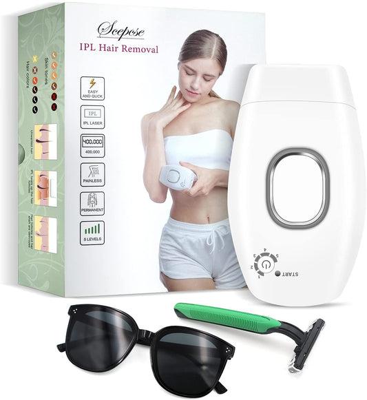 Epilateur Lumiere Pulsée IPL Epilation Definitive Corps Visage Aisselle Jambe Maillot