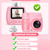 Appareil Photo Instantané Enfant – Cadeau Noël & Anniversaire pour Garçons Filles 3-10 Ans, Jouet Éducatif avec Vidéo 1080P, 20MP, 3 Rouleaux Papier & Carte Mémoire 32GB