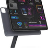 Support Magnétique Pliable Tablette 10,9 Pouces Utilisation en Mode Paysage ou Portrait GRIS