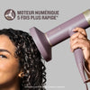 Remington AIRvive Sèche-cheveux [Moteur BLCD silencieux, 240km/h flux d'air] Concentrateur+diffuseur (Technologie Ionic Air pour styles longue durée, 12 combinaisons de chauffage et vitesse)