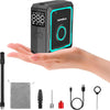 Mini Pompe à Vélo Électrique 150 PSI, Compresseur d'Air Portable Sans Fil avec Manomètre Numérique, Arrêt Automatique et Préréglages Intelligents, Rechargeable USB-C