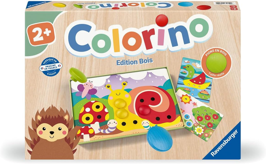 Ravensburger - Colorino - Jeu Éducatif en Bois dès 2 Ans - Apprendre Les Couleurs - Développement de la Motricité et de la Créativité - 24704 - Version Française
