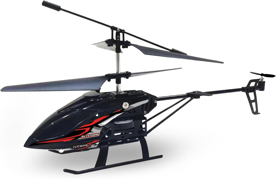 Hélicoptère Radiocommandé 3 Canaux – Gyroscope & Rotor Coaxial pour Stabilité – Vol Stationnaire – Effets Lumineux – Batterie Incluse – Jouet RC Enfant dès 8 Ans