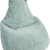 Pouf Poire Enfant Lapin – Glitter Vert – A partir de 2 Ans – Parfait pour Une Petite Pause – Design Original et Moderne – Léger – Facile à déplacer – Nettoyable
