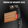 Découpeur Plasma Amélioré 45A, Arc Pilote Non HF, Affichage Numérique LED, IGBT 230V, Coupe en Grille, Max. 15 mm HBC45II