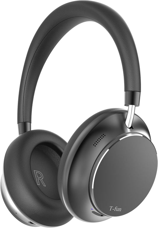 Casque Sans Fil Réduction du Bruit Hybride Audio Spatial Mode Transparence Bluetooth 5.3 Egaliseur Personnalisé Via Application Autonomie 55h NOIR