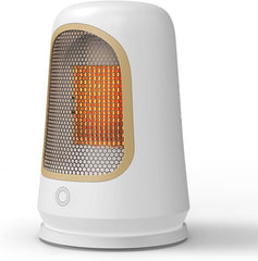 Radiateur soufflant 1500W PTC céramique chauffant, chauffage d’appoint portable - Faible consommation d’énergie, silencieux, protection anti-basculement et contre la surchauffe
