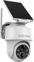 Caméra de surveillance 3K extérieure avec batterie solaire 2,4 GHz WiFi
