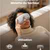Masseur Oculaire Silencieux, Chaleur & Masque Gel Froid, Zero Pro Masque Chauffant pour Sommeil et Migraine, Appareil Massage Yeux 3D Fatigue Oculaire