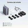 Docking Station 14 en 1 Hub USB C Triple Affichage pour Windows 2 HDMI, DisplayPort, 3 Moniteurs 4K, 10Gbps USB-A/C, PD 100W Charge, RJ45 Gigabit, SD TF, Multi Data Ports 3A2C, Audio 3.5mm