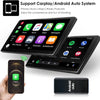 Autoradio 4 cœurs 2G+64G Android 14 9" pour Citroën C2 C3 2001 2002 2003 2004 2005 2006 2007 2008 2009 2010, Prend en Charge Carplay/Android Auto, Commande au Volant, Wi-Fi/4G, AM/FM