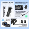 FireDrive Link Pro HDMI Car TV Convertisseur pour Fire TV Stick Streaming, Apple CarPlay & Android Auto Adapter Compatible avec les véhicules CarPlay câblés, Dongle 3 en 1, Plug & Play