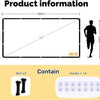 Écran de Projection 150 Pouces 16:9, Toile Vidéoprojecteur Pliable et Portable, Anti-Plis, Compatible 4K et Full HD, pour Cinéma Maison, Extérieur et Événements