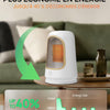 Radiateur soufflant 1500W PTC céramique chauffant, chauffage d’appoint portable - Faible consommation d’énergie, silencieux, protection anti-basculement et contre la surchauffe