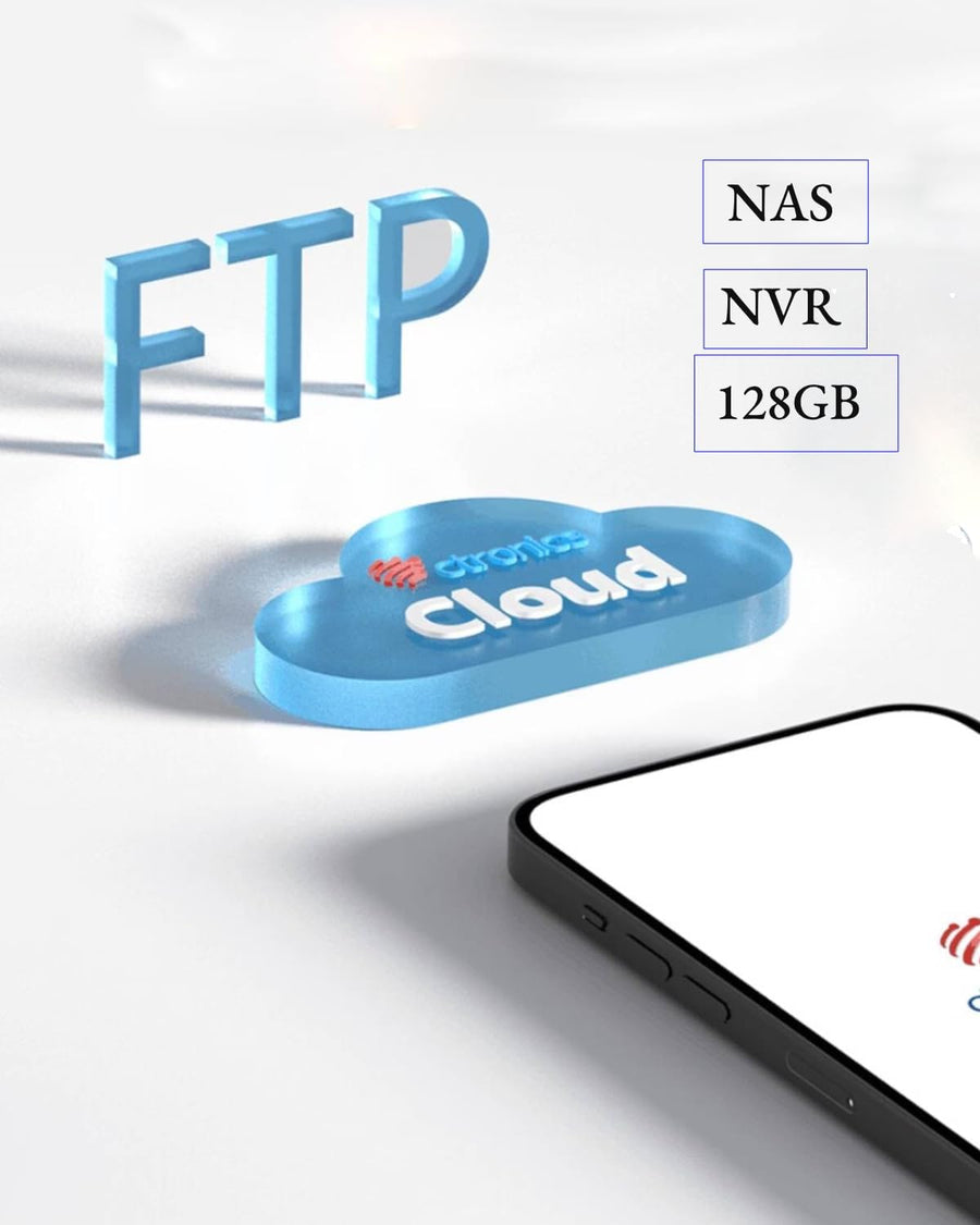 Lot de x2 Ctronics Caméra WiFi Intérieure 2.5K 4MP, WiFi 2.4/5GHz, PC & Smartphone, PTZ 355°/120°, 8 Positions Préréglées, Suivi Intelligent, Vision Nocturne Couleur, Audio Bidirectionnel