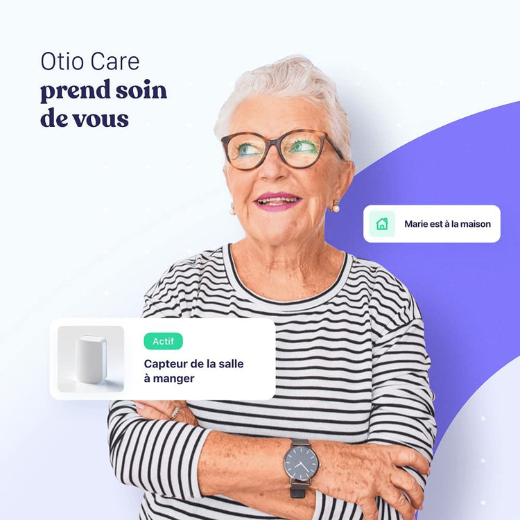 Solution Connectee Aide Domicile Telebienveillance Pour Seniors Capteur Presence Pack Serenite