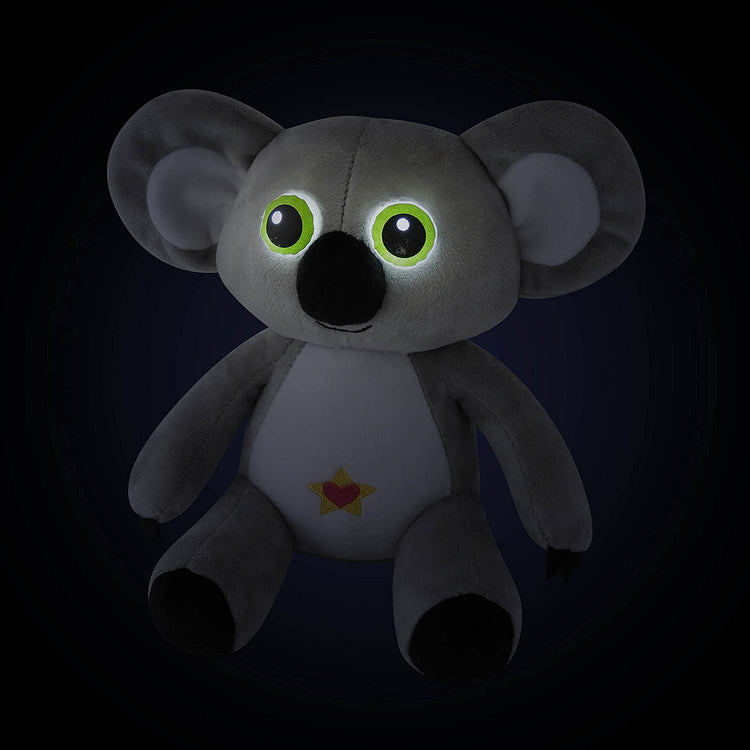 Peluche Koala 38cm Yeux Fluorescent Dans Le Noir Timer Pour Bebe Enfant La Nuit