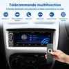 Ecran Carplay Autoradio 1 DIN CarPlay 6,9 Pouces Écran Tactile CarPlay et Android Auto sans Fil, Bluetooth, Télécommande, GPS, Caméra de Recul, Radio FM, Mirror Link