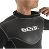 SEAC Sense Long Man, Combinaison Humide Une pièce sans Cagoule pour plongée sous-Marine et en apnée, Néoprène 3 mm Taille L