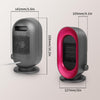 Mini Chauffage Soufflant 900W, Space Heater Electrique Avec 3 Modes, Protection Anti-surchauffe et Anti-basculement, Portable Chauffage d'appoint
