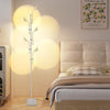 Lampadaire sur Pied Salon Projecteur RGB 5 Têtes d'éclairage Réglables Lumière d'Ambiance LED 3000K,Lampe Coucher de Soleil Filtres de Couleur Interchangeables