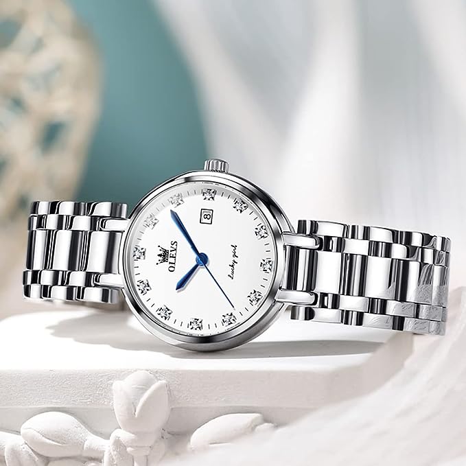 Montre Femme Mode Or Rose Slim Acier Inoxydable Imperméable Quartz Montre pour Femme