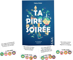 TA Pire SOIRÉE - Jeu d'ambiance - Découvre La Pire Soirée de tes Amis ! Fun et Hilarant ! Fous rires garantis !