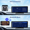Écran Portable de Voiture 10,3'' HD IPS avec Android Auto et Apple CarPlay sans Fil, Émetteur FM Bluetooth, Compatible 7V-32V pour Camions et Fourgonnettes