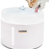Fontaine a Eau Chat 2L Distributeur Eau Chat Couches de filtrage BLANC